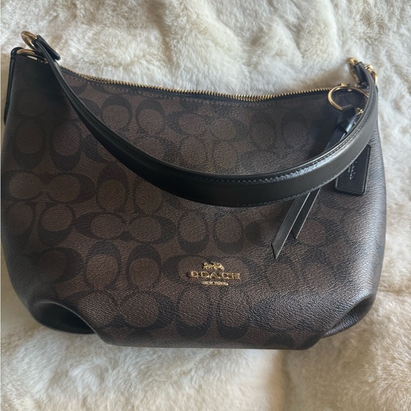 Original COACH signature leather Coach bag - Picture 4 of 14